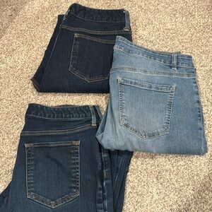 Size 10 jeans. 3 pair. Women’s. Eddie Bauer and D. Jeans